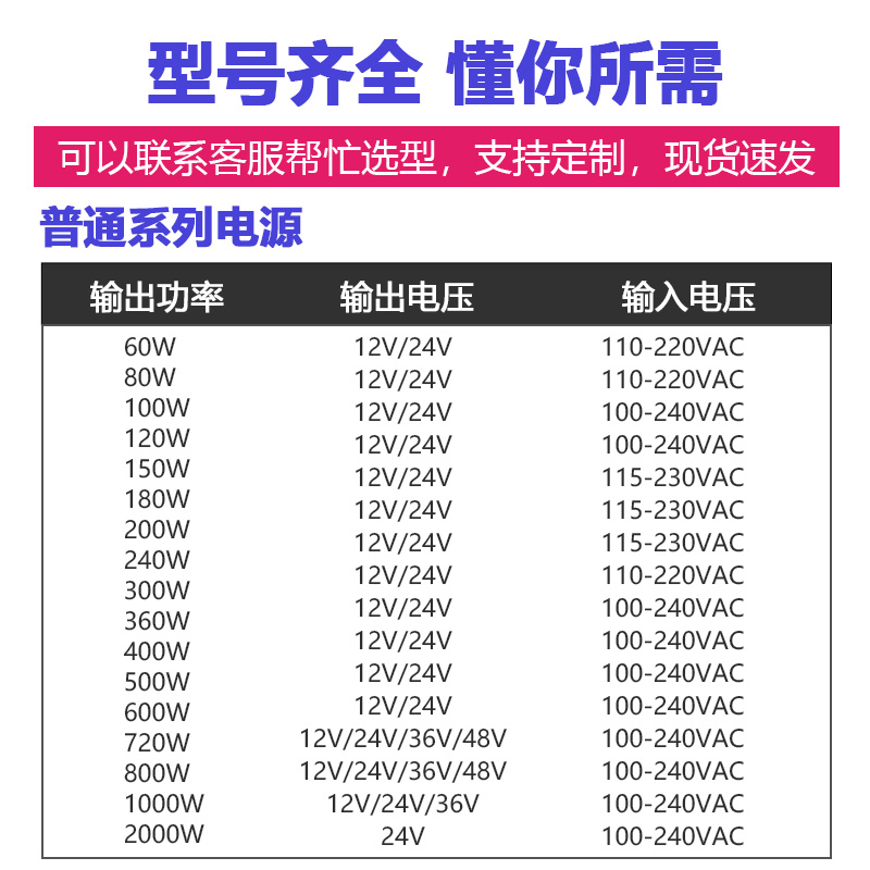 3D打印機電源P600W24V-D